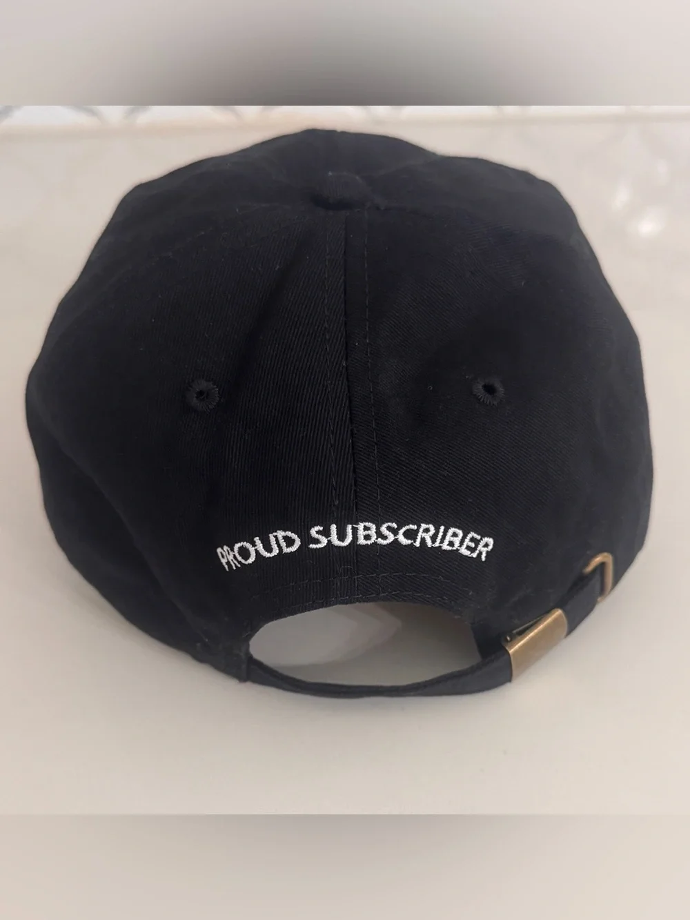 GQ Proud Subscriber Black Dad Hat Adjustable Baseball Cap